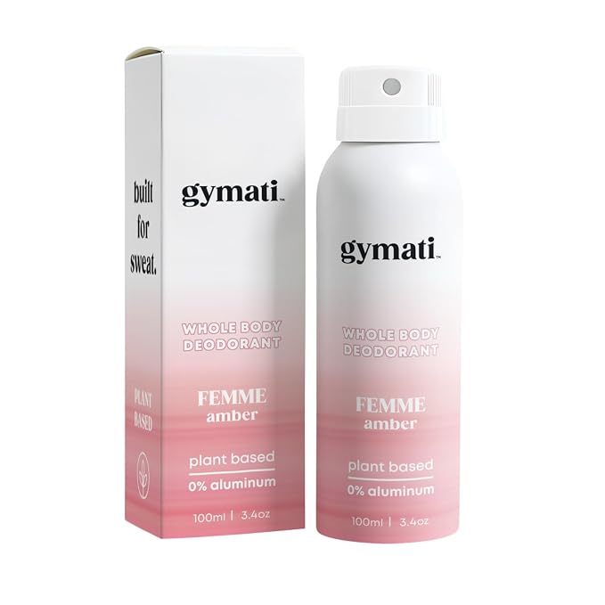 Gymati Fitness Body Deodorant Spray Aluminum Free by Gymati
