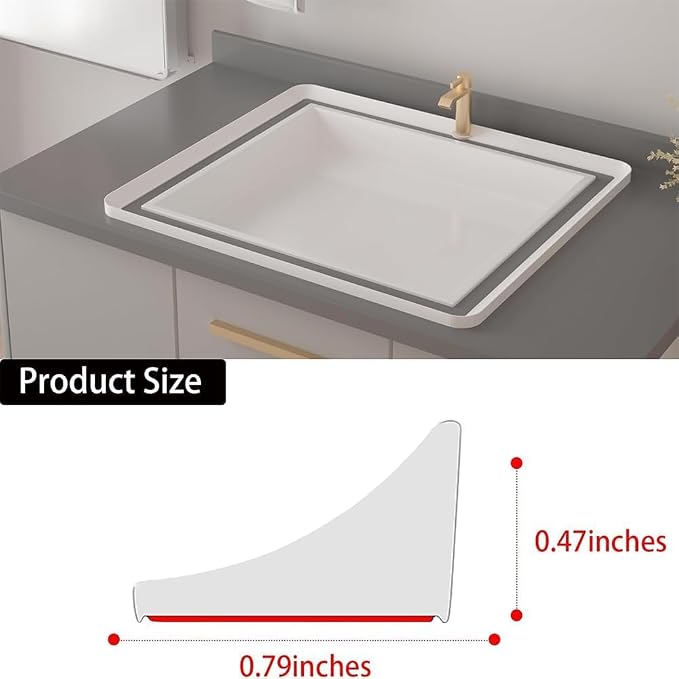 Shower Threshold Water Dam, Self Adhesive Silicone Waterproof Barrier Bathroom - Image 2
