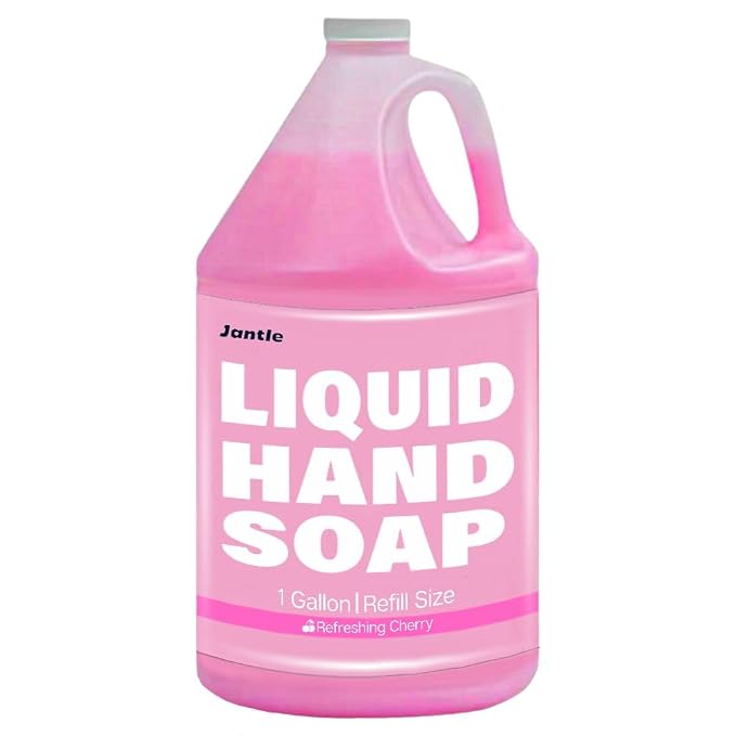 Hand Soap Gallon Refill, Cleansing Liquid Soap, Soothing Pink Lotion Soap Refill - Image 2