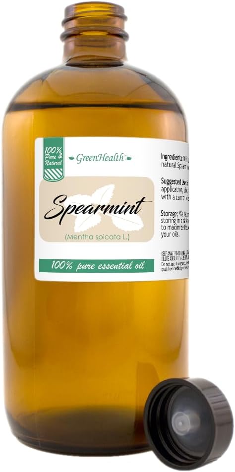 Spearmint Essential Oil – 16 fl oz – 100% Pure & Natural Mentha Spicata – - Image 2