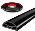 118” Black Shower Threshold Water Dam Stopper by KNEELISA