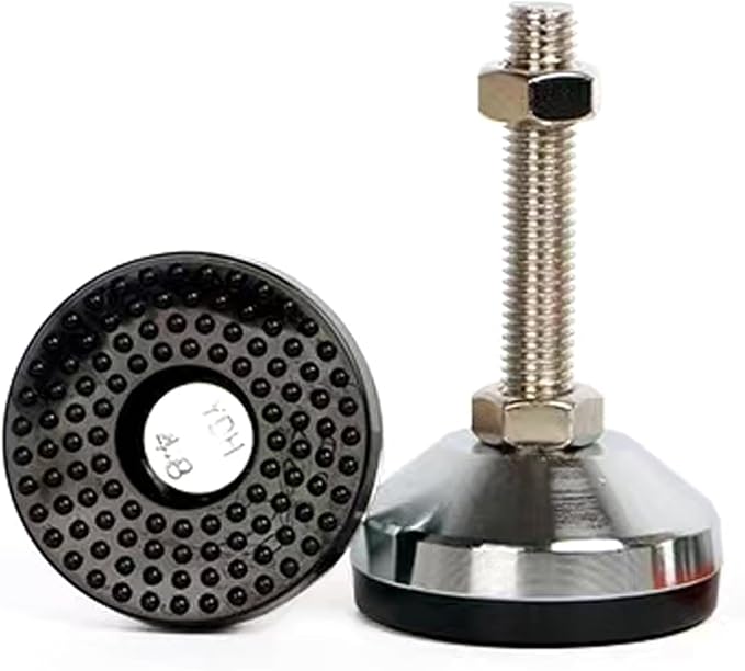 Leveler Feet, Cabinet Leveling Feet Adjustable 3.2" Base, M16 Thread, 2000 Lb by Susenya