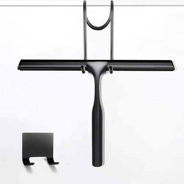 10-Inch Shower Squeegee for Glass Doors, Stainless Steel Shower Squeegee by Windran