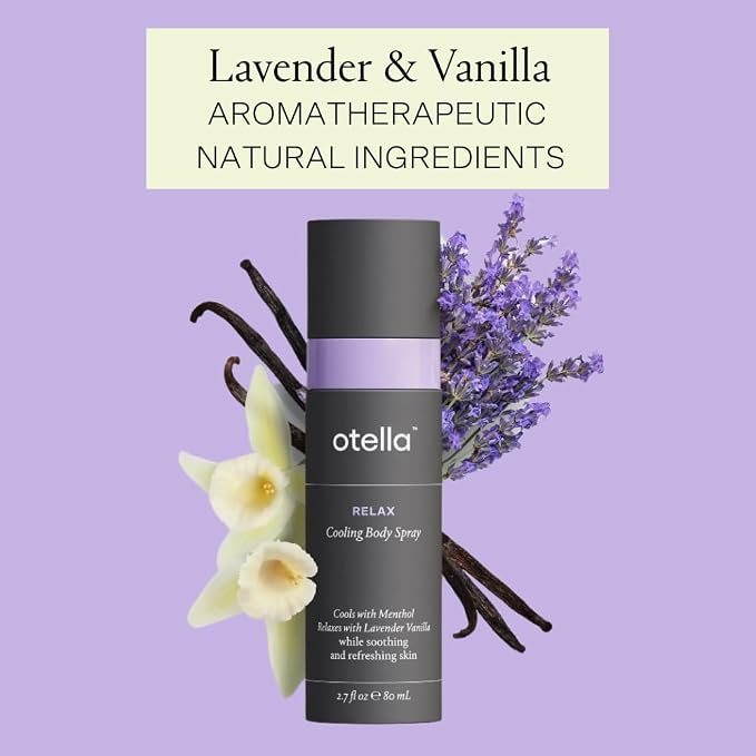 Cooling Body Spray with Menthol and Aromatherapy Lavender Vanilla Scent to help - Image 11