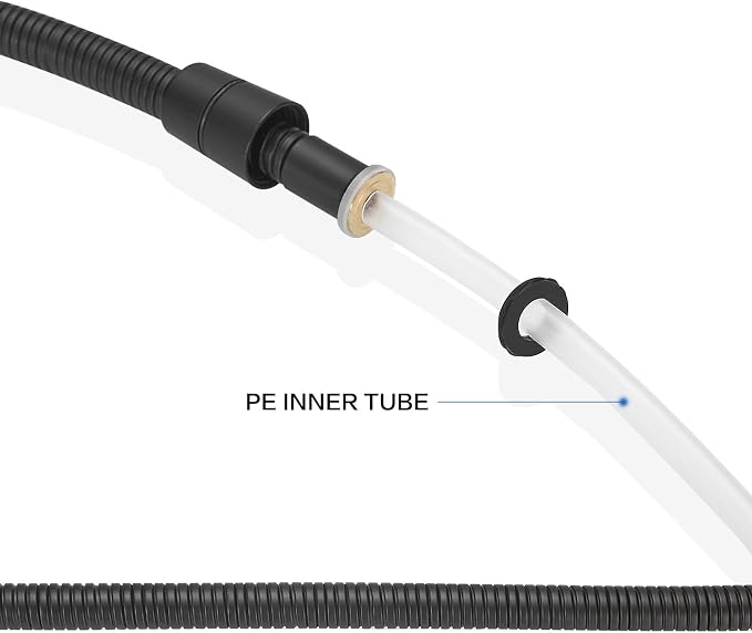 RUMOSE 59 inches Shower Hose Water Plating Shower Head Extension Hose - Image 7
