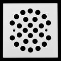 Square 4-1/4 Inch Screw-in Shower Drain Cover Replacement Square Floor Drainer by vouruna