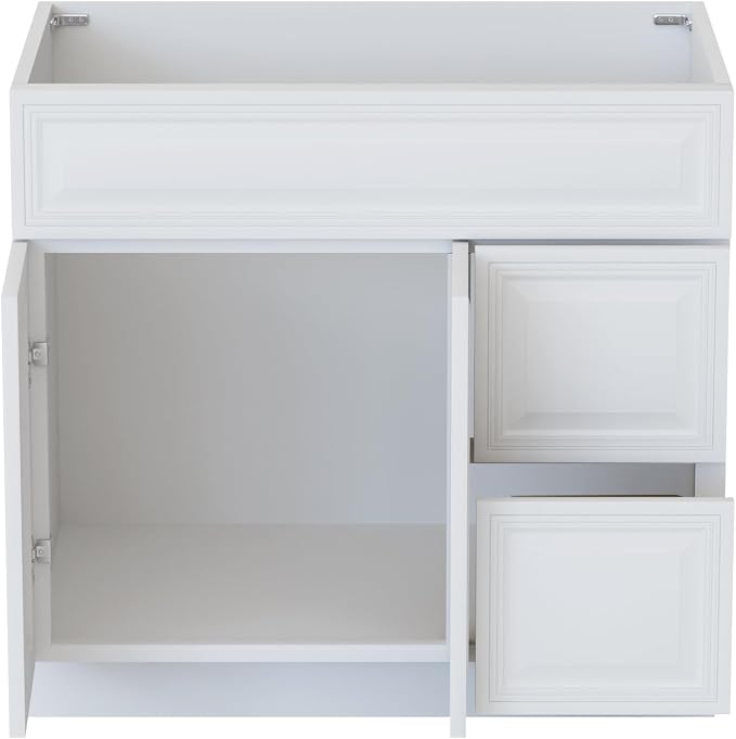 KitchenMan Bathroom Vanity 36 Inch Unassembled Sink Cabinet - Image 7