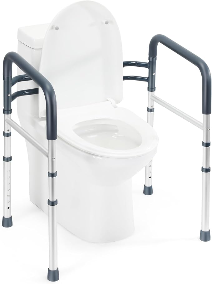 Toilet Safety Rails, Folding & Portable Bathroom Toilet Handles by lianjindun