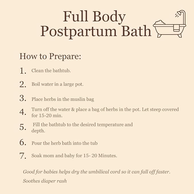 Birth Song Botanicals Postpartum Herb Bath 3PK - Image 4