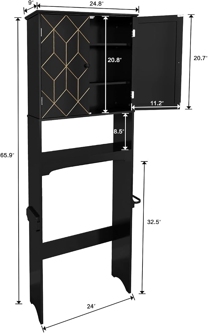 HLR Over The Toilet Storage Cabinet - Image 2