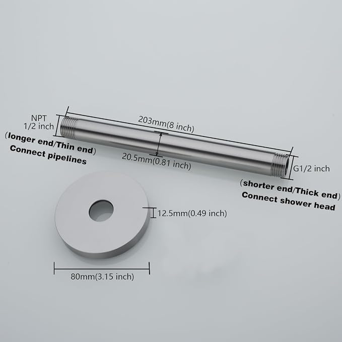 RANDOM Straight Shower Arm - Image 8