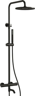 Exposed Shower System with Tub Spout, EVERSTEIN 10 inch High Pressure Shower by EVERSTEIN