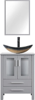 eclife 24" Modern Bathroom Vanity Sink Combo Freestanding Cabinet by eclife