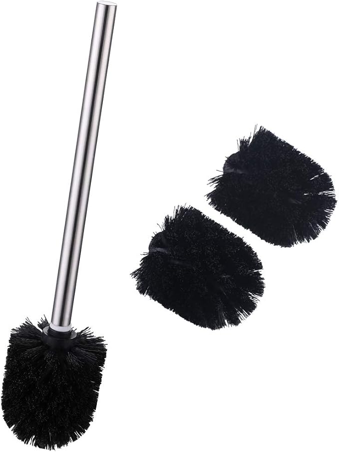 Angle Simple Toilet Brushes, Toilet Bowl Scrubber Brush Head 3 PCS by AngleSimple