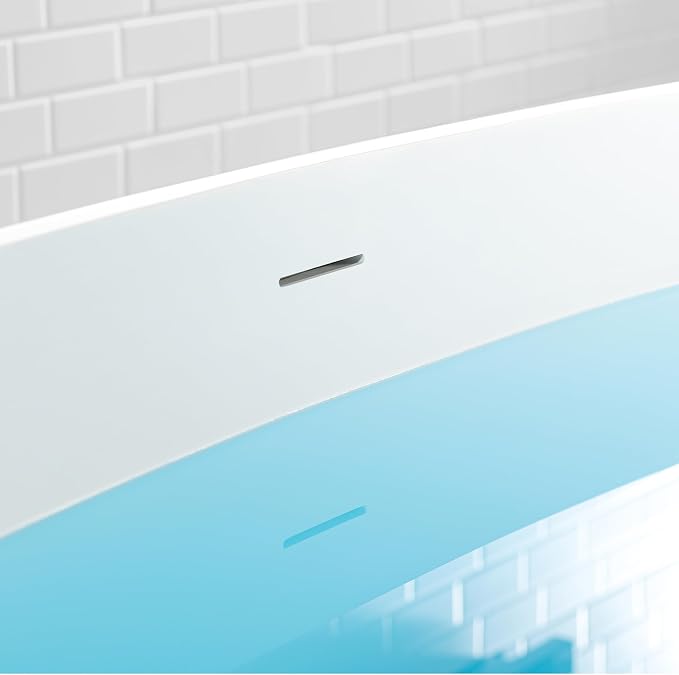 WOODBRIDGE 67 in. x 30.75 in. Stone Resin Luxury Contemporary Solid Surface - Image 17
