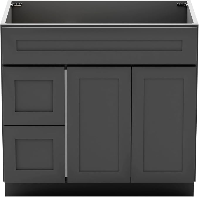 KitchenMan Bathroom Vanity 36 Inch Unassembled Bathroom Sink Cabinet - Image 9