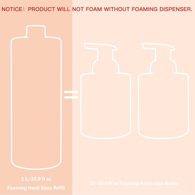 ROMIIE ZOI Foaming Hand Soap Refill, Cucumber&Mint, Gentle & Moisturizing - Image 7