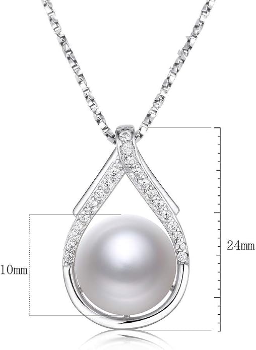 Tahitian Black Pearl Necklaces for Women 10-11mm - Image 6