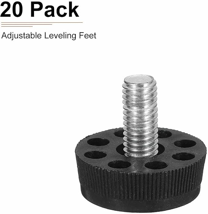 M8x17x30mm Screw on Furniture Glide Leveling Feet - Image 7