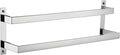 KOKOSIRI Towel Bars Bath Towel Holders 20-Inch Chrome Bathroom 2-Tiers Ladder by KOKOSIRI