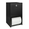 Matte Black 2 Roll Stainless Steel Commercial Toilet Paper Dispenser, Heavy by Stardrix