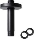 4 Inch Shower Arm with Flange, Ceiling Mounted Shower Head Extension Arm by BSTIIU