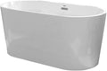 FerdY Shangri-La 55" Acrylic Freestanding Bathtub, Classic Oval Shape Soaking by FerdY