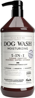 5-in-1 Dog Wash Moisturizing Lavender Shampoo, by Kira Labs 960ml/32fl by ROSENAPOTHECARY