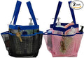 SPINFOX 2 Pack Mesh Shower Caddy, Quick Dry Shower Tote Bag Hanging Toiletry by SPINFOX