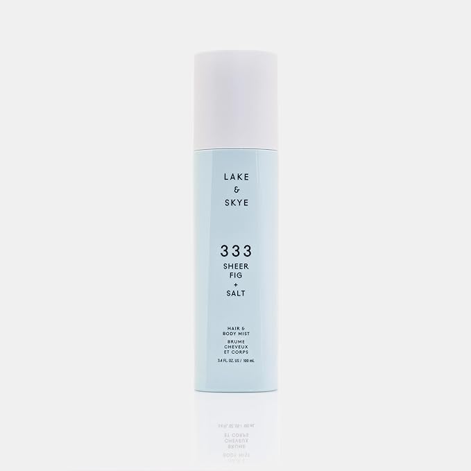 Lake & Skye 333 Sheer Fig + Salt Hair & Body Mist 3.4 Fl Oz, Grapefruit Blossom by LakeSkye
