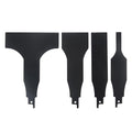 4PCS 2/5-4inch HCS reciprocating Saw Blade Saber Shovel Length Cleaning Tool by Vearter
