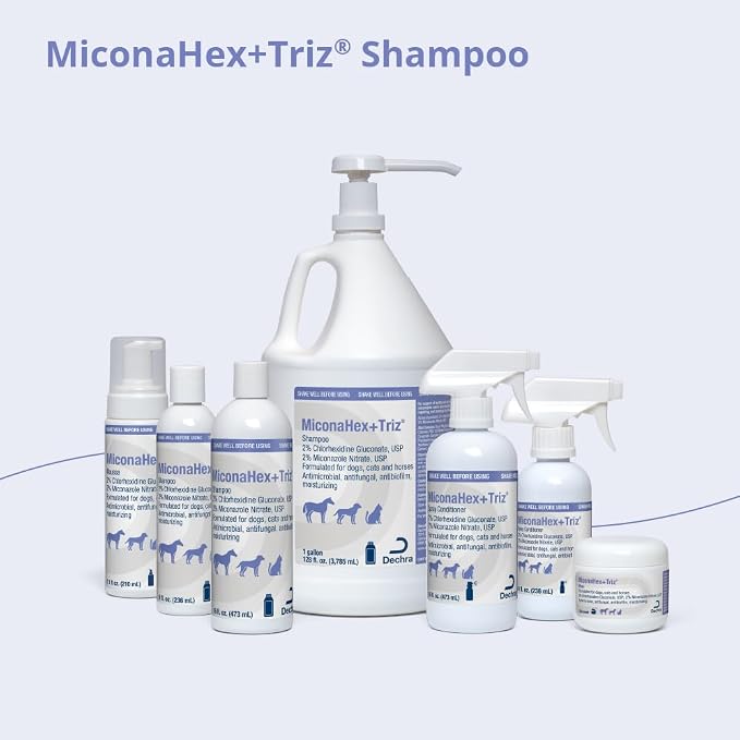 MiconaHex+Triz Shampoo for Dogs, Cats and Horses, 8 oz - Image 4