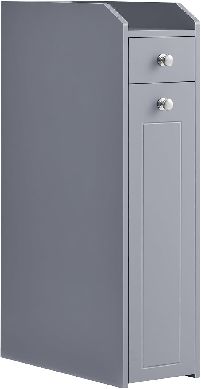 VASAGLE Slim Storage Cabinet, Narrow Storage Organizer by VASAGLEbySONGMICSHOME