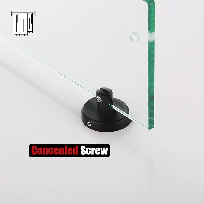 JQK Bathroom Glass Shelf, Shelf - Image 9