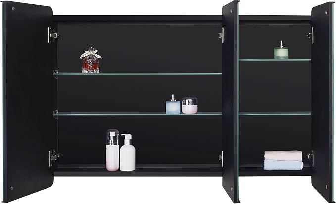 Black Bathroom Medicine Cabinet - Image 4