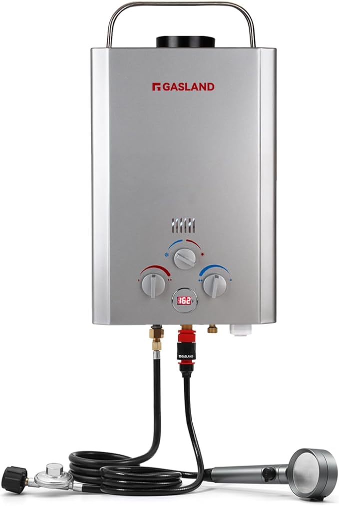 Gasland BE158S 1.58GPM 6L Outdoor Portable Propane Gas Tankless Water Heater by GASLAND