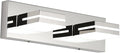 SineRise LED Modern Bathroom Vanity Light Fixtures, Chrome Modern Acrylic by SINERISELIGHTING