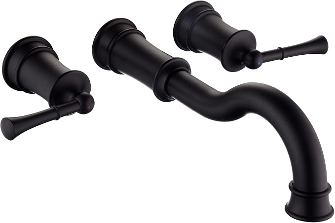 Roman Bathtub Faucet Wall Mount Widespread Tub Filler by WINKEAR
