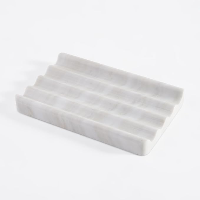 Soap Holder, Marble Soap Dish for Shower, Bar Soaps Holder by Karibiber