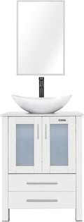 eclife 24" Modern Bathroom Vanity Sink Combo Freestanding Cabinet by eclife