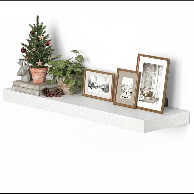 Vivelove Single Floating Shelves 36 Inches, 36 x 10 inch Deep x 1.8 in Thick by VIVELOVE