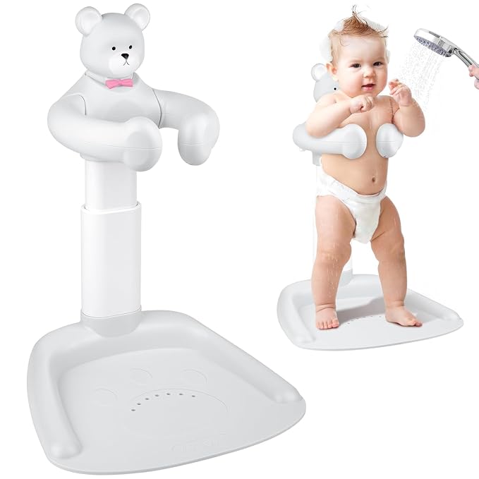 Baby Bath with Shower Stand Support|Anti-Pinch Soporte para Bañera de Bebé by Unknown