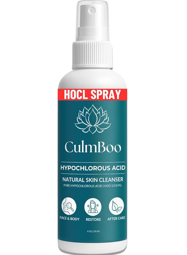 Hypochlorous Acid Spray for Face & Skin – HOCl Facial Toner & Hydrating Mist by CulmBoo