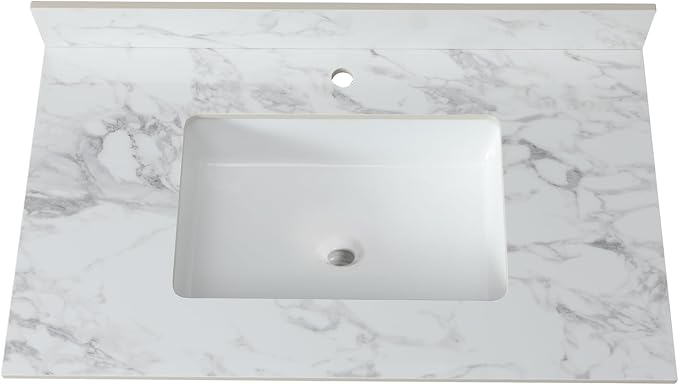 Montary 37"x 22" Bathroom Vanity Top by Montary