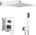 Shower Faucet Set Complete, Wall Mount Shower System by YCAIKOI