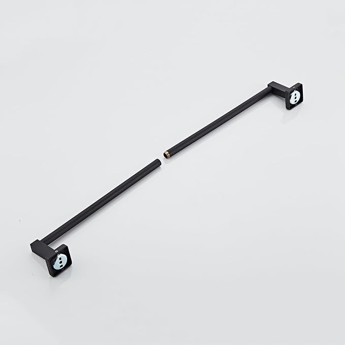 Matte Black Bathroom 24 InchTowel Bar, Bath Accessories Thicken Stainless Steel - Image 5