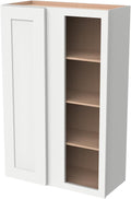 Solid Hardwood Wall Blind Corner Cabinets, Adjustable Shelves, Soft-Close Doors by HCIOANHomecabinetseries