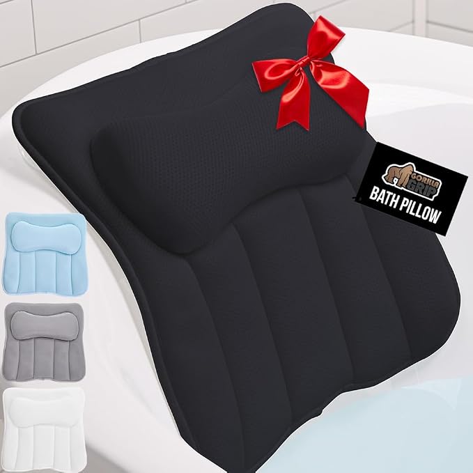GORILLA GRIP Bath Pillow for Tub by GorillaGrip