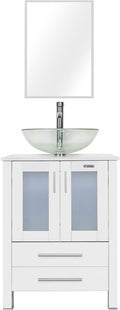 eclife 24" Modern Bathroom Vanity Sink Combo Freestanding Cabinet by eclife