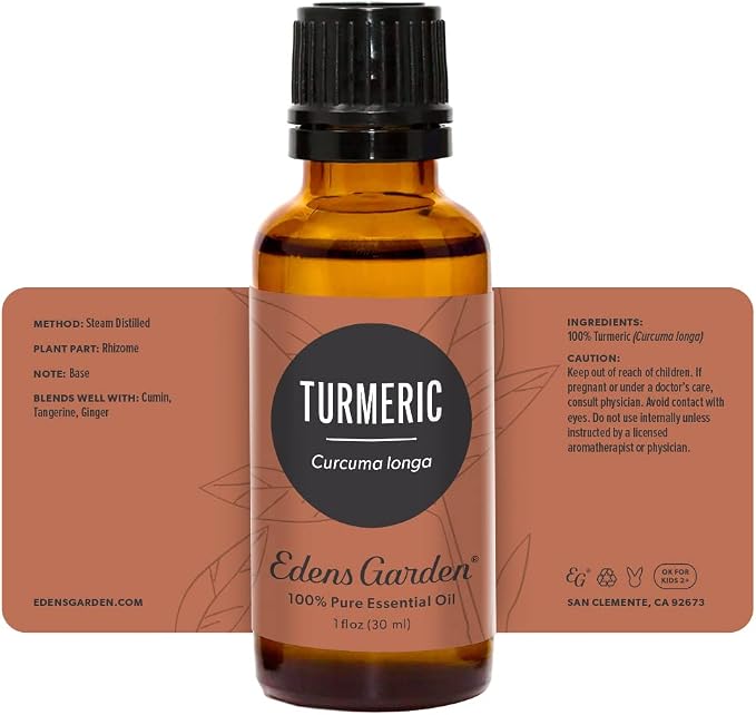 Edens Garden Turmeric Essential Oil- 100% Pure Premium Grade, Therapeutic - Image 8